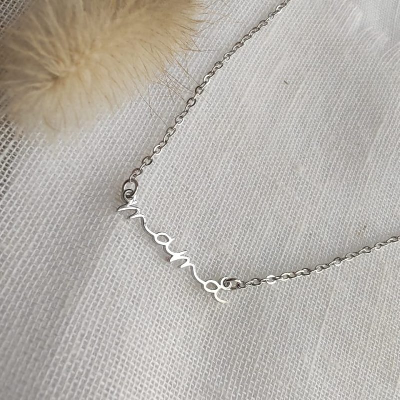 Mama necklace silver - Silver