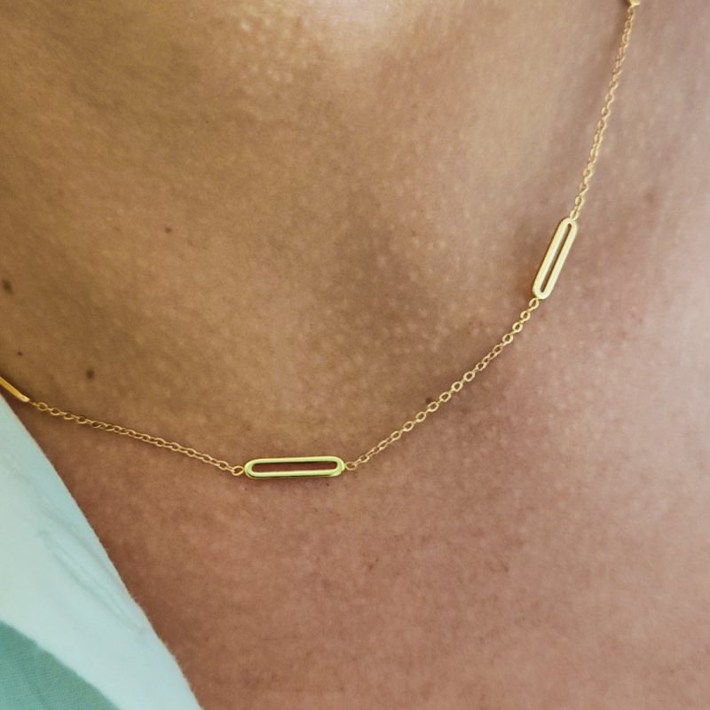 Geometric necklace