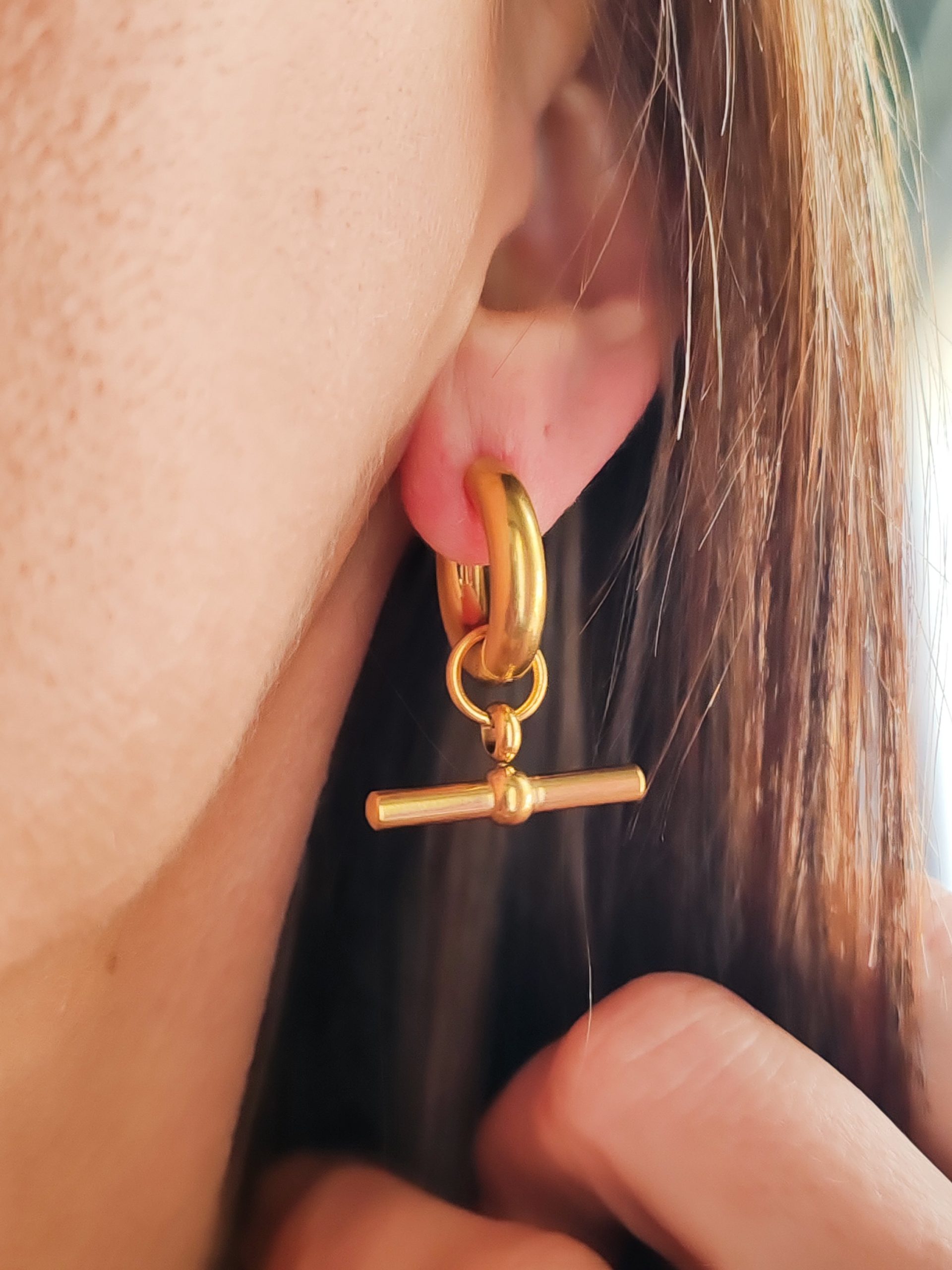 T-bar earrings - Image 2