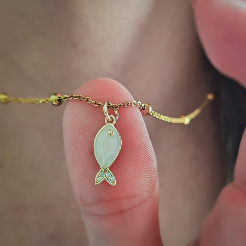 Petite marble fish