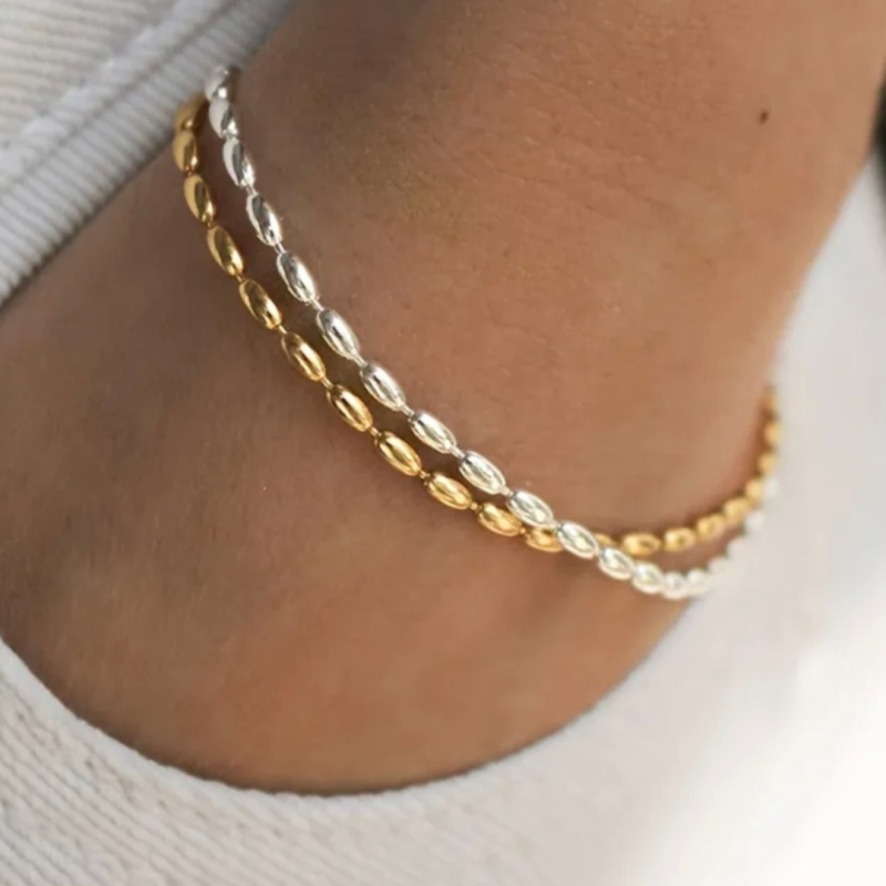 Silver Seed bracelet