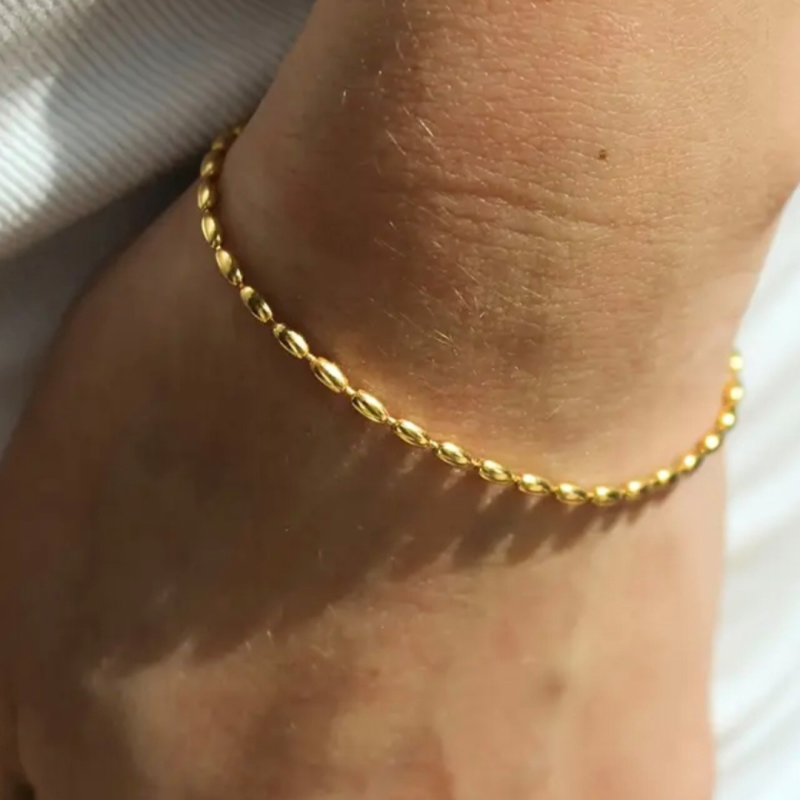 Golden seed bracelet